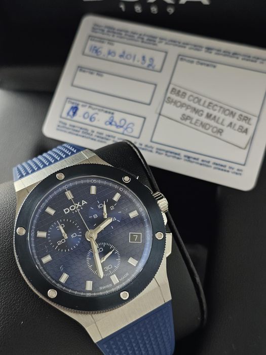 Ceas Doxa D-sport chronograph full box