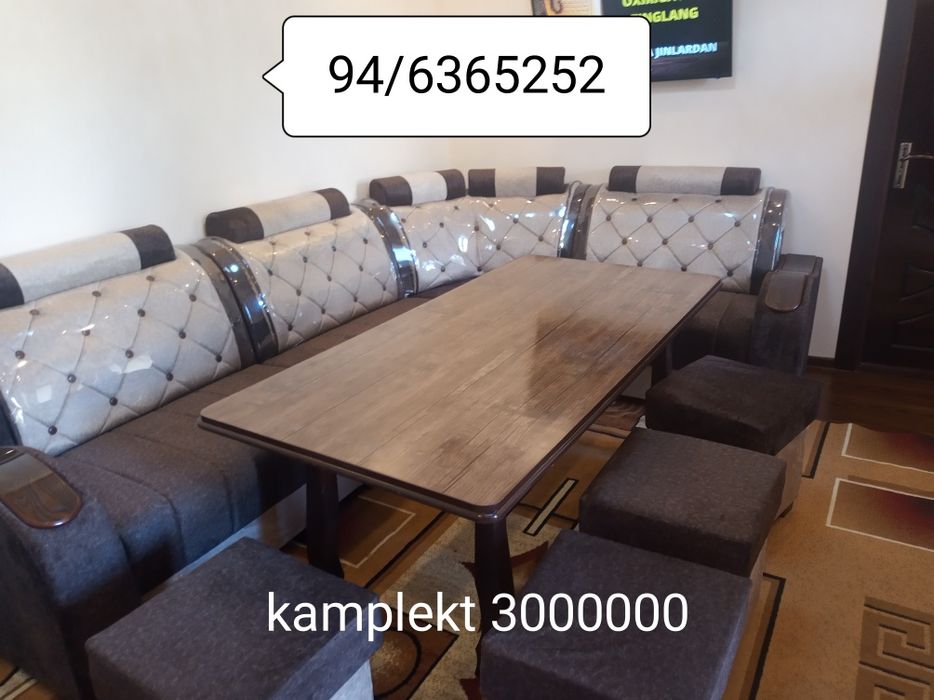Yumshoq mebel xoxlagan razmerda tayorlab beramiz