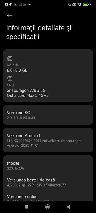 Vand Poco x5 pro