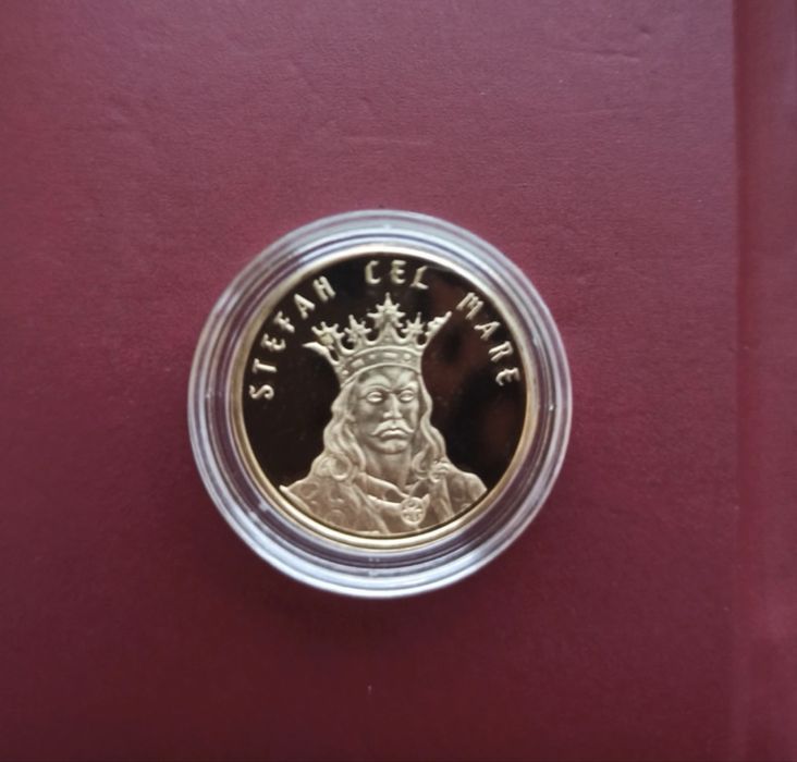 Lot monede 50 bani calitate proof, necirculante, de colectie 5 bucati