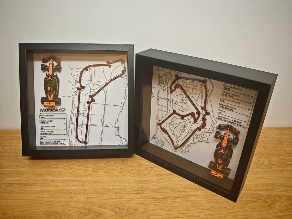 Tablou Circuit 3D Formula 1 Mclaren, Mercedes, Ferrari, Red Bull