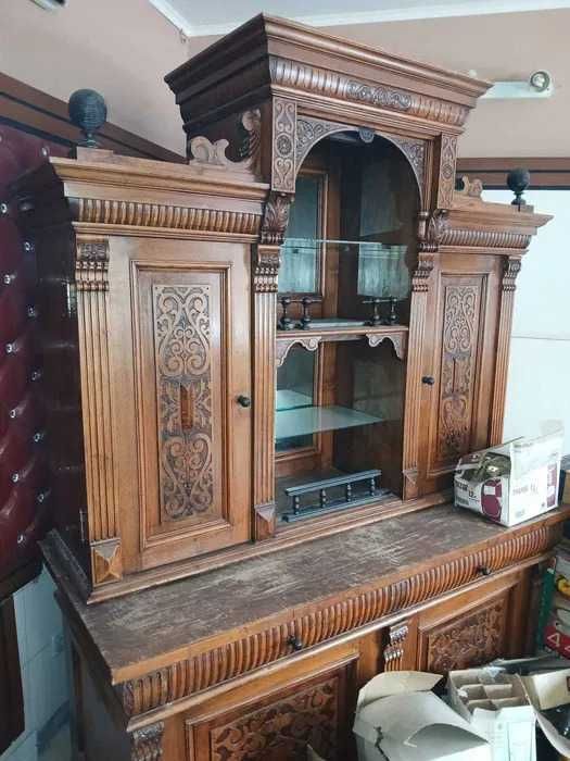 Mobilier antic complet + pian cu coadă Gebrüder Stingl, cca. 1900