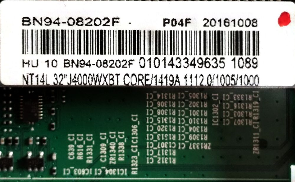 Placă de bază Samsung BN94-08202F (BN41-02358) Tv Samsung UE32J4000AW