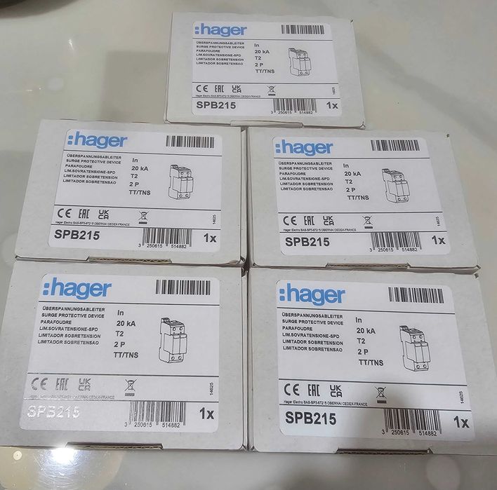 Descarcator supratensiune hager SPB215