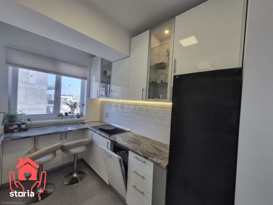 PIPERA PLAZA (Catted Residence Pipera)-2 camere, complet mobilat, parc