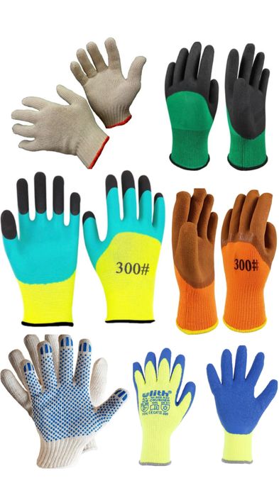 Перчатки рабочие, қолғап, оптом