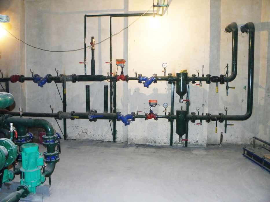 Теплоузлы, трубопровод, отопление