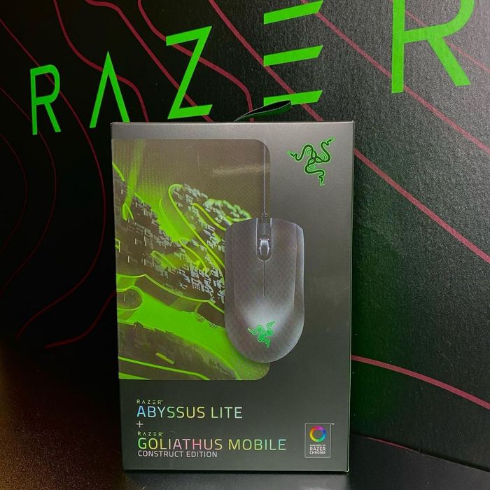 (2в1) Коврик Razer Goliathus+мышка/мышь Razer Abyssus LITE СКИДКА
