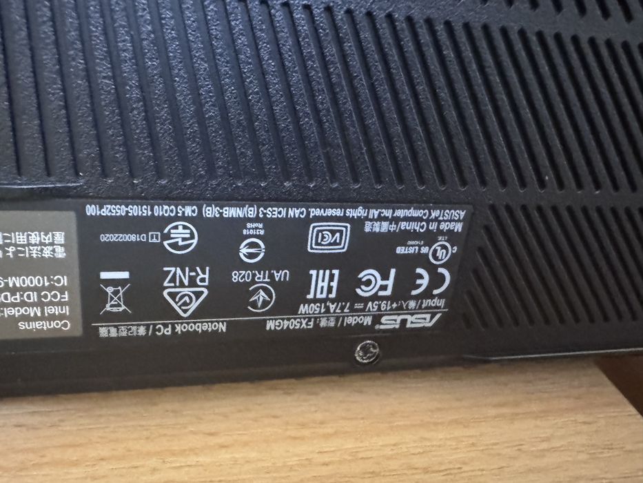 Asus tuf FX504GM 24 GB RAM DDR4 GTX1060 6GB SSD 512GB