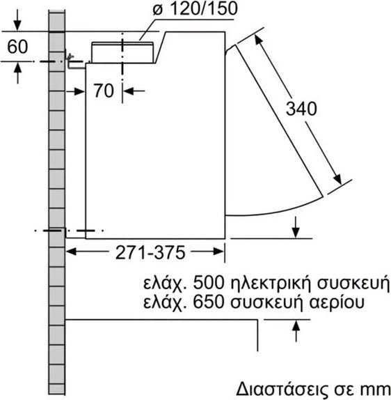 Hotă  Bosch Retractabilă 60cm Inox,Garantie