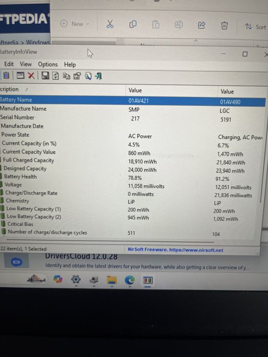 Laptop Lenovo ThinkPad T470 , i5 Gen 7 , SSD m2 256 GB