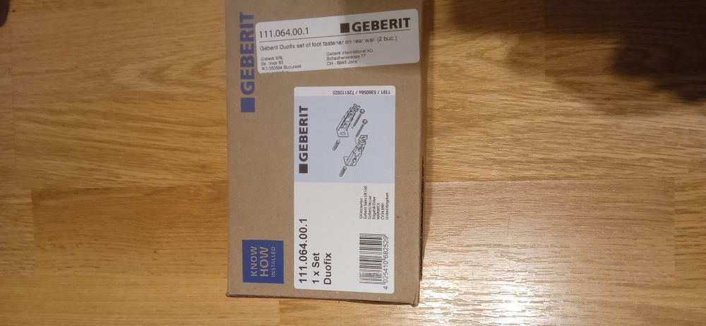Geberit suport fixare cadru