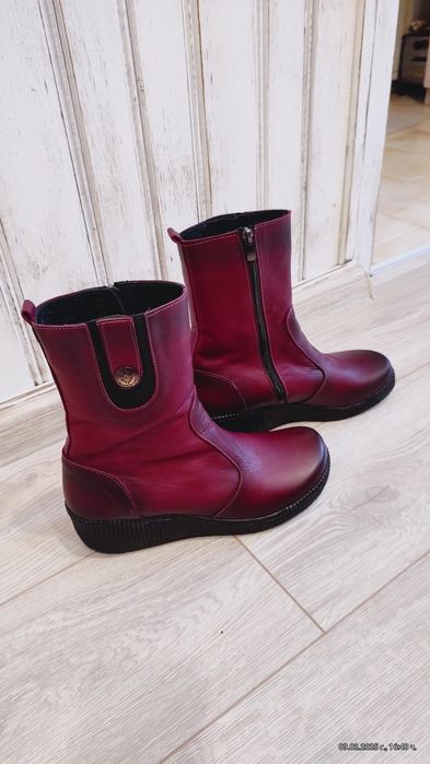 Дамски бутуши естествена кожа 38номер