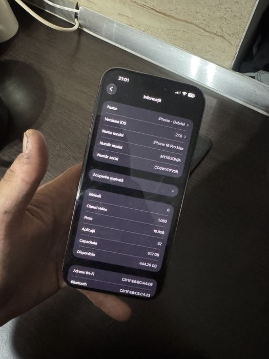 Iphone 16 pro max 512gb