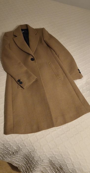 Palton 50% lana Zara