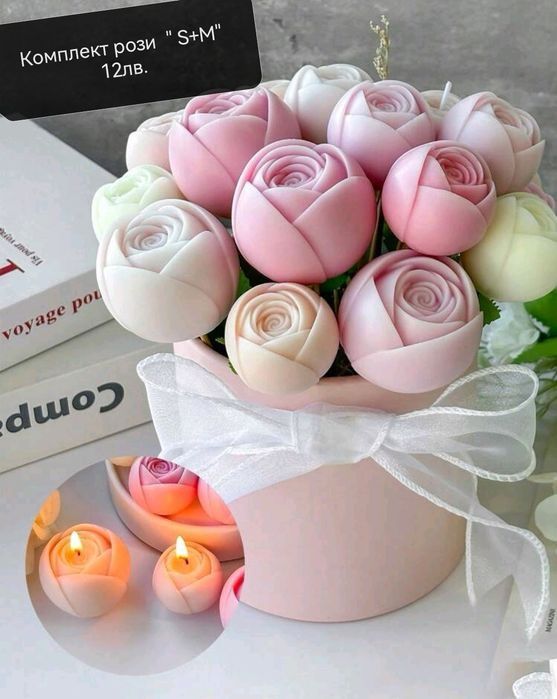 Силиконови форми цветя