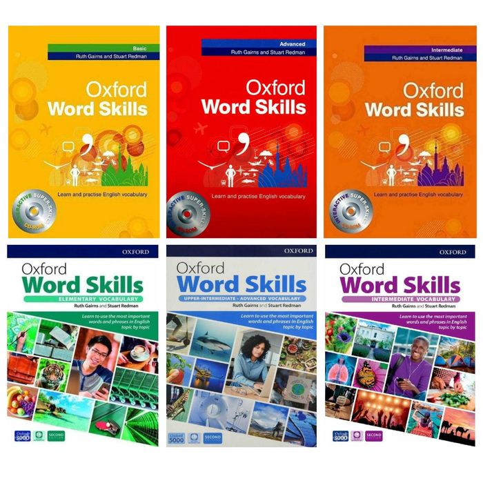 Доставка. Oxford word skills basic, advanced, intermediate, elementary