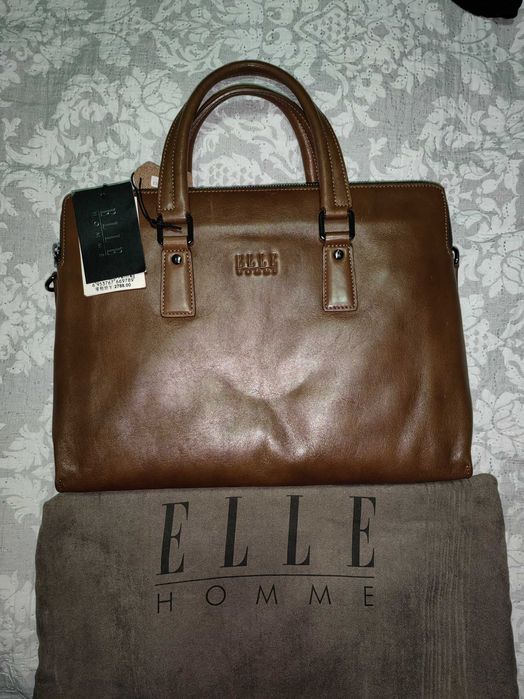 Geanta Noua Din Piele Elle Homme