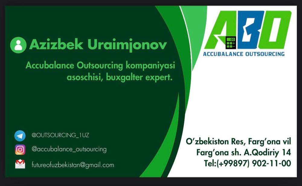 Бухгалтерия хизмати (хар кандай турдаги корхонани даволаймиз)