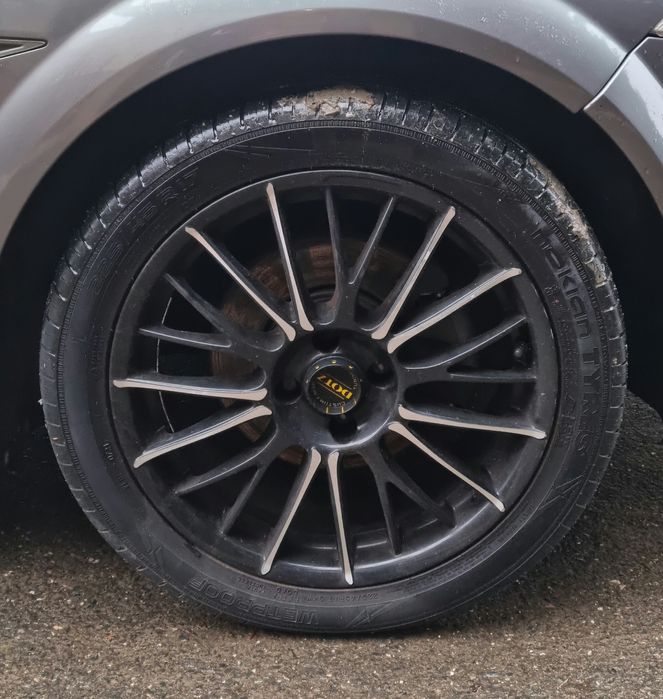 Set complet roti (Jante 17 inch de aluminiu + anvelope 225/45 R17)