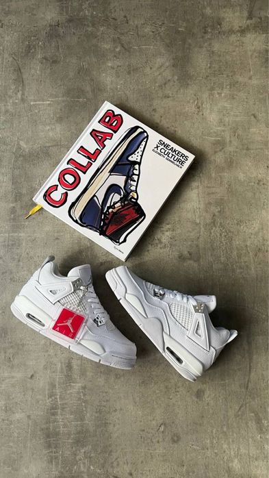 Air Jordan 4 Retro “Metallic White Silver”