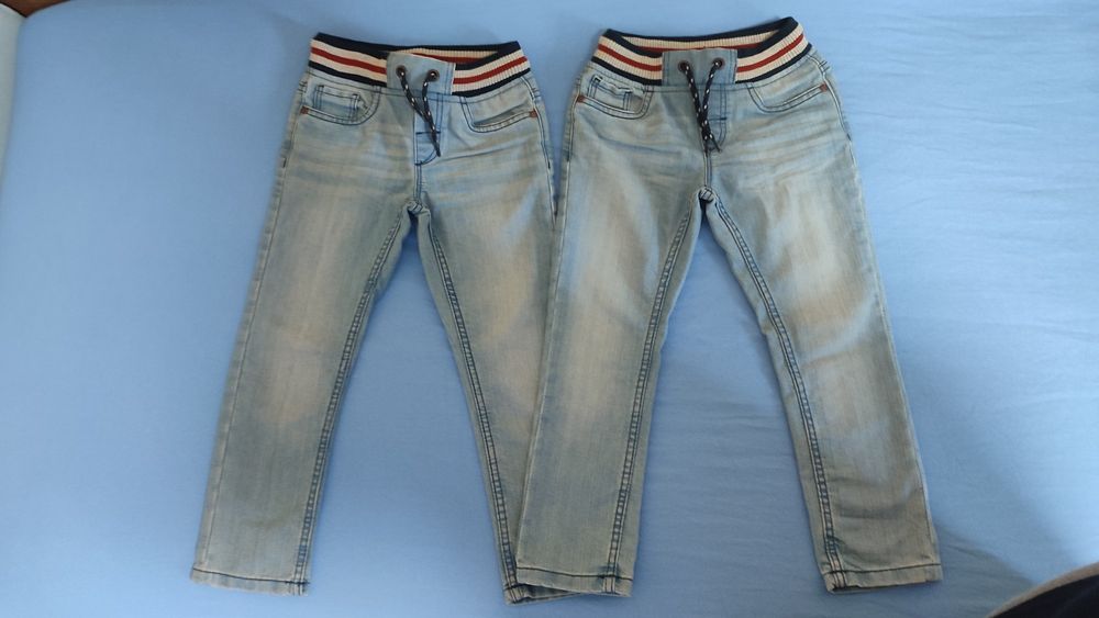 Дънки с ластик - 110 см