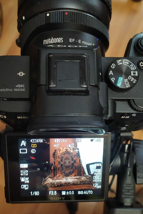 Адаптер Metabones T Smart Mk V, Canon EF на Sony E