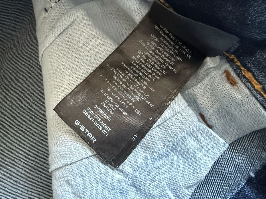 G-Star Raw 3301 Straight Jeans ОРИГИНАЛНИ мъжки дънки - 32/33/34/36