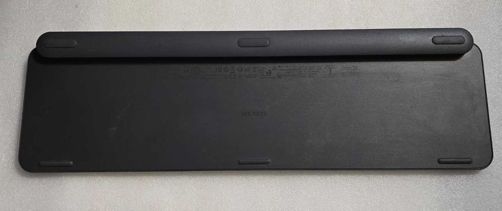 Tastatura wireless Logitech MX Keys, Iluminare, US INTL layout, Gri