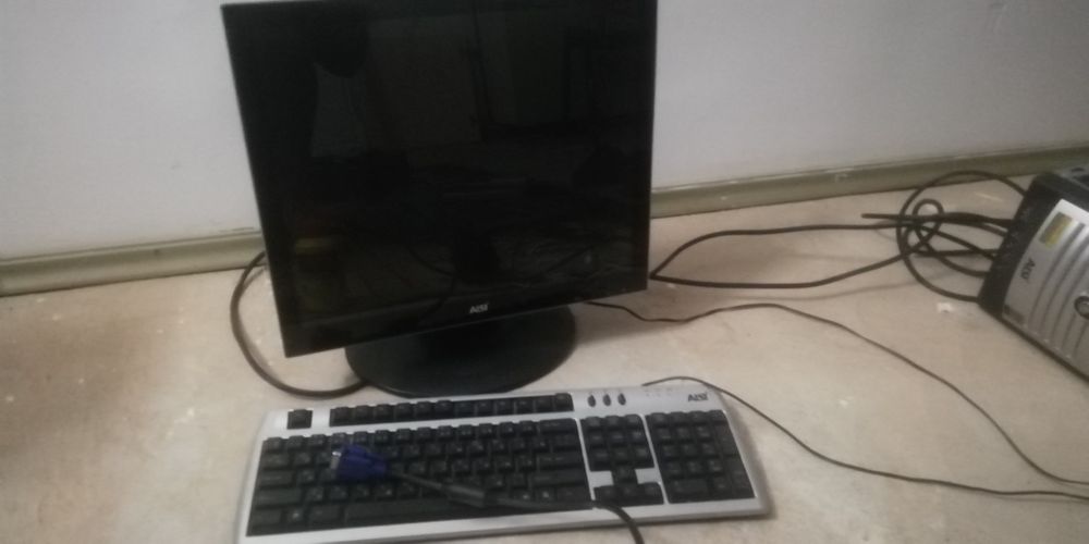 Монитор ALSI + БП FSP 400W рабочий