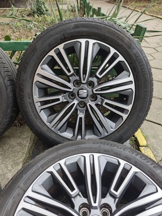Джанти 16ки 5х100 с летни гуми Bridgestone 195/55/16