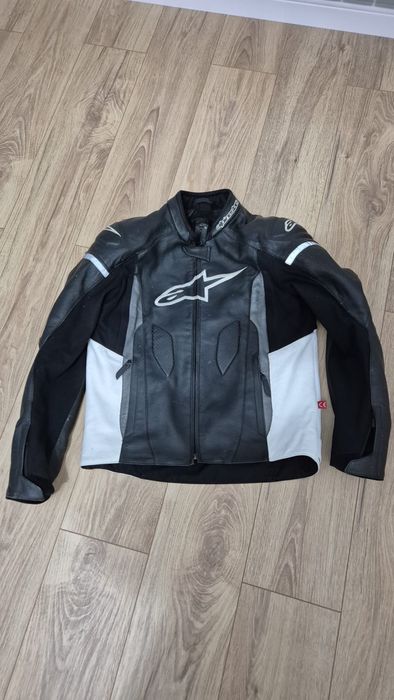 Geaca Moto Piele Alpine Stars