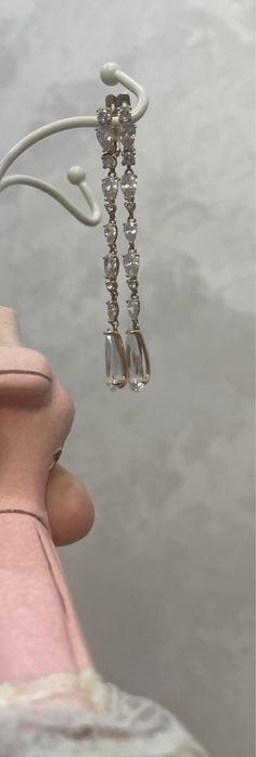Золотые серьги длинные