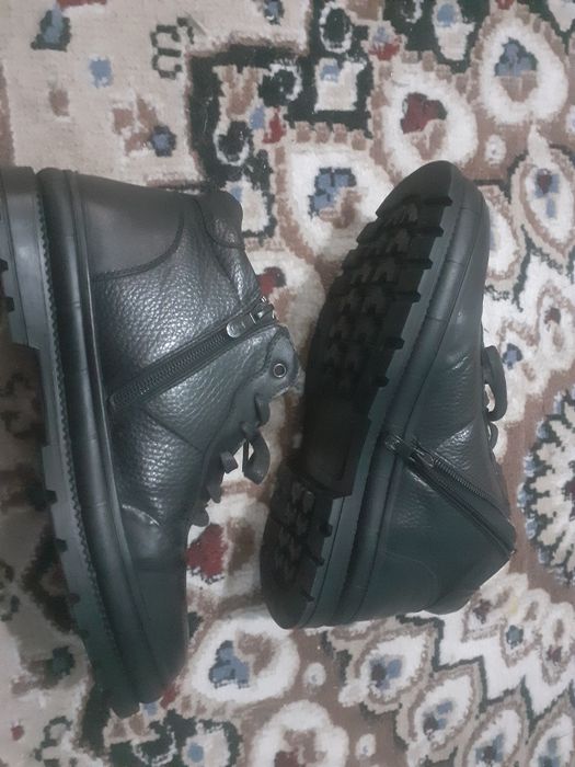 Ботинки зим нат кожа цыгейка на замке анти лёд 41р 8000т курт от 10т