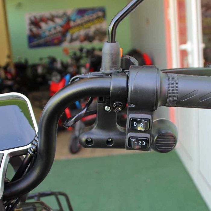 Двуместна електрическа триколка MaxMotors Pudding GRAY,1800W-48V-20Ah