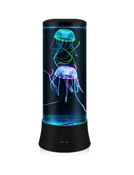 Lampă POYO Jellyfish, lampă lava LED de 38 cm