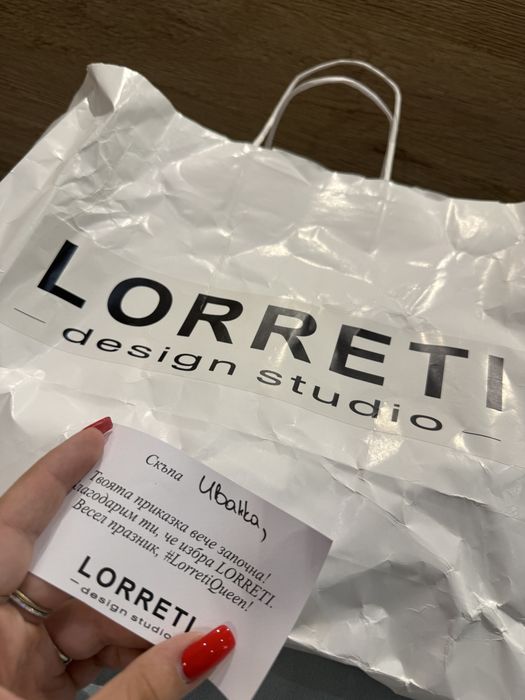 Дамска бляскава рокля Lorreti