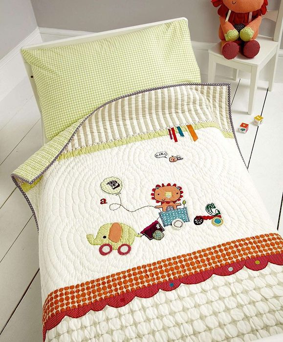 Комплект Mamas&Papas- одеало, връзки за пердета и лампа