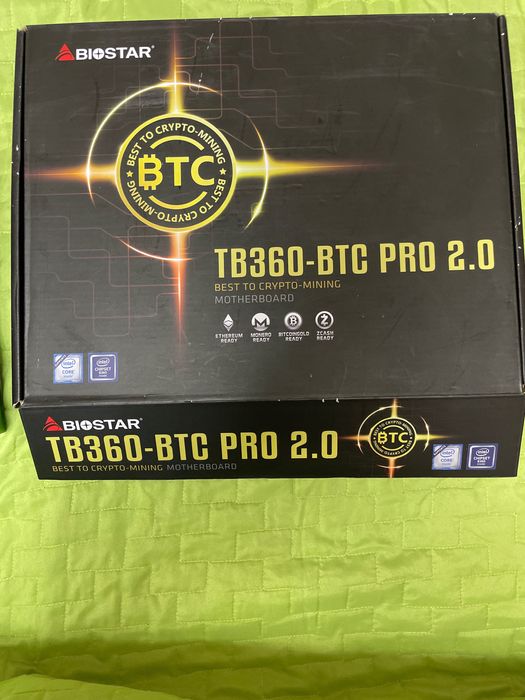 Placa de baza Biostar TB360-BTC PRO 2.0 + procesor ,cooler și memorii