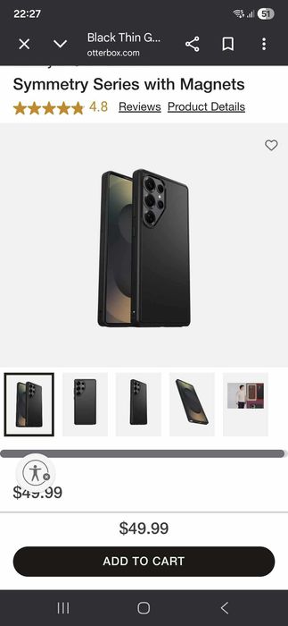 Samsung Otterbox Symmetry Magnetic Case for Galaxy S25 Ultra