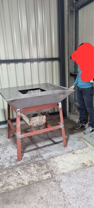 Plita  cu gratar pe mijloc pentru gratar tabla de 8 Noua