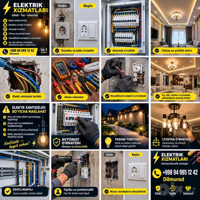Elektrik xizmati tez va sifatli