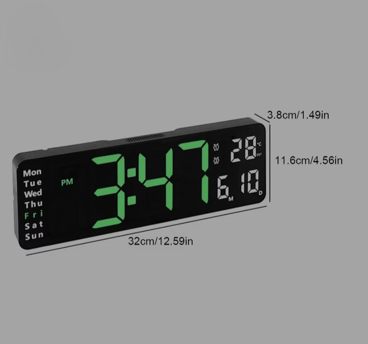 Электронный часы с пультом управлением модель 6629