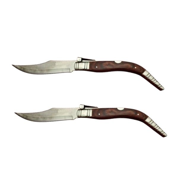 Set doua bricege de vanatoare cricket, lamă oțel inoxidabil, 50 cm