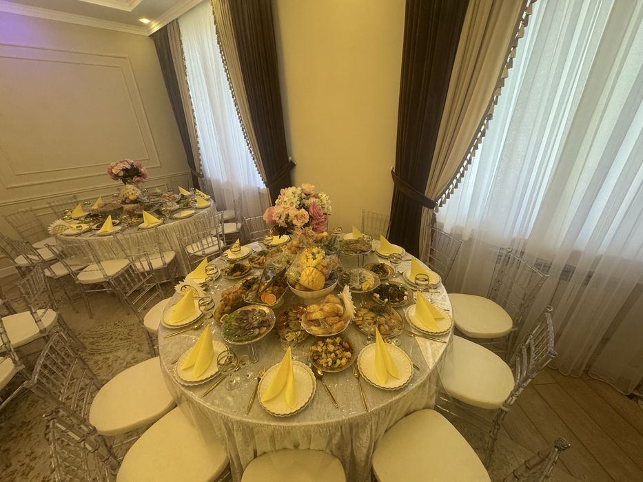 Аренда столы стулья посуда