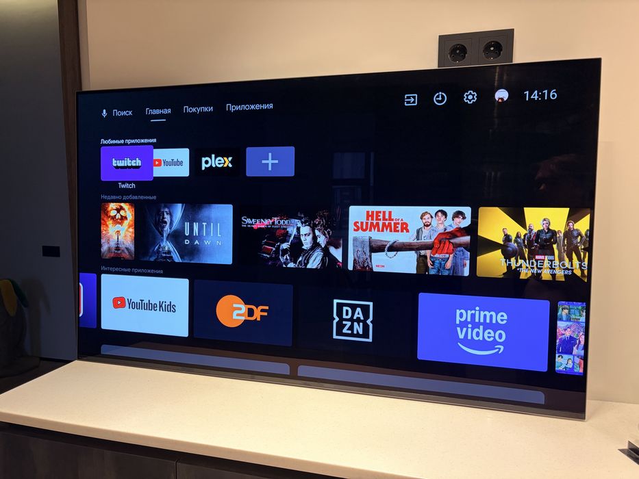 Sony OLED 4K телевизор 55 дюймов KD-55AF8