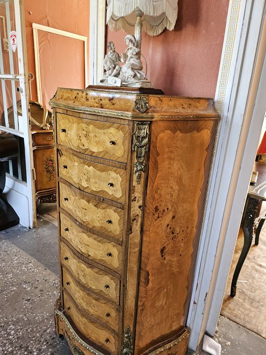 Италианска барокова конзола със огледало