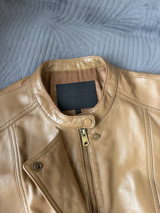 Кожаная куртка Massimo Dutti, M