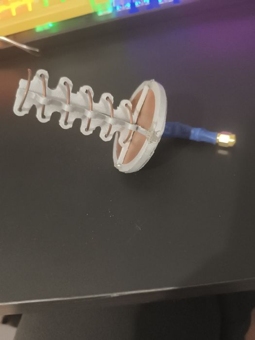 Antenă helicală pentru drone Fpv