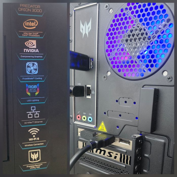 Unitate pc gaming i7 10700 4.8GHz 16 core 16GB RAM 3200MHz GTX 1060